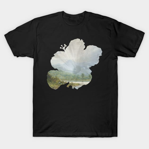 Painted Landscape Flower T-Shirt by Geomhectic